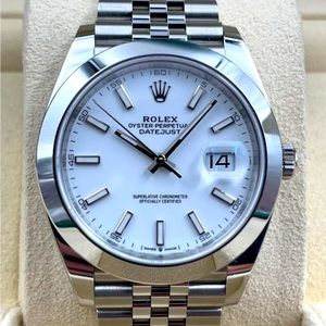 Brand New, Authentic, Mint Condition, Pre-Owned, 41mm Rolex DateJust Dial